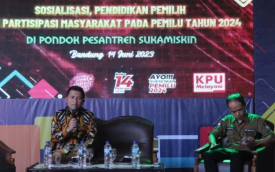 Santri Pondok Pesantren Sukamiskin Ikuti Kegiatan Sosialisasi Pemilu 2024
